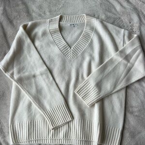 Reformation Jadey Oversized V-Neck Sweater
